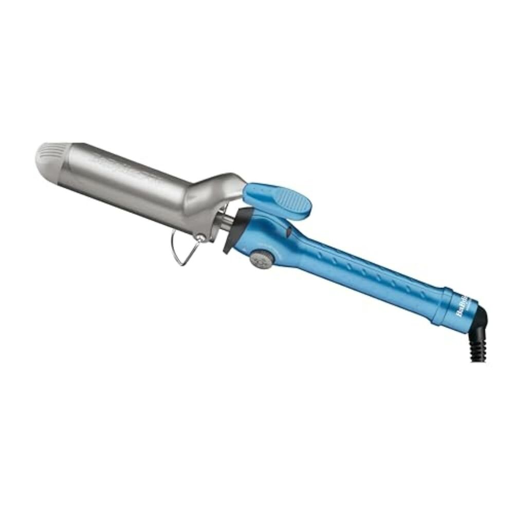 BaBylissPRO Nano Titanium Spring Curls Iron 1 1/2" Professional Blue NO BOX